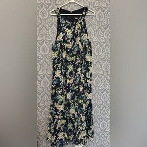Tommy Hilfiger Floral Black Dress